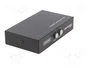 GEMBIRD Switch USB 2.0 Negro Aluminio