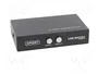 GEMBIRD Switch USB 2.0 Negro Aluminio