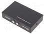 GEMBIRD Switch USB 2.0 Negro Aluminio