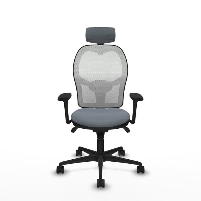 PIQUERAS Y CRESPO Silla de oficina Jorquera Gris y Blanco PIQUERAS Y CRESPO Silla de oficina Jorquera Gris y Blanco