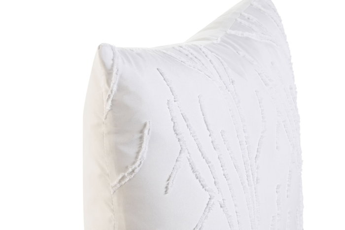 DKD Home Decor Cojín Poliéster Blanco 45x45 cm (Pack de 2) DKD Home Decor Cojín Poliéster Blanco 45x45 cm (Pack de 2)