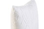 DKD Home Decor Cojín Poliéster Blanco 45x45 cm (Pack de 2)