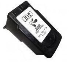 LSM Cartucho de Tinta Compatible para Canon PG512/PG510 Negro