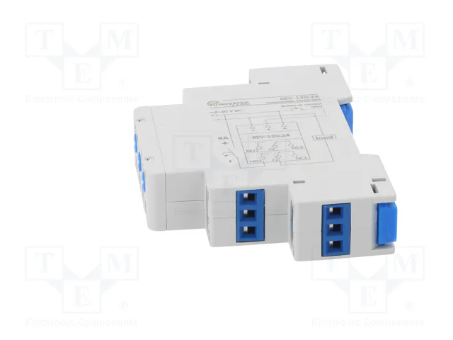 NOVATEK ELECTRO Relé de tiempo REV-120-24V DPDT 24VDC