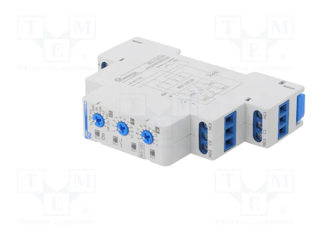 NOVATEK ELECTRO Relé de tiempo REV-120-24V DPDT 24VDC