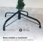 Bambasy Árbol de navidad artificial efecto nieve con acebo y pilas 1,8M