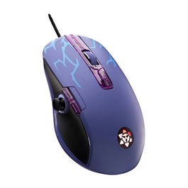 LEXIP Ratón Gaming Naruto Shippuden Sasuke Revenge, Óptico 12000 DPI, 12 Botones Programables, RGB, Para Mano Derecha - Modelo Diseñado por TSUME