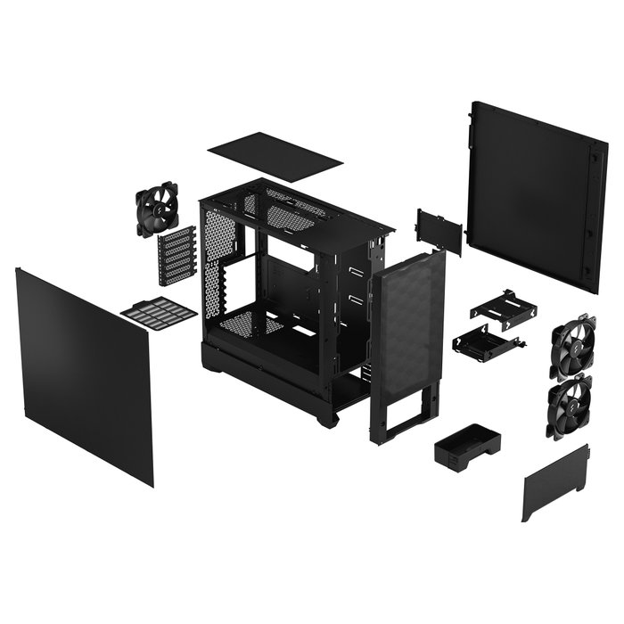 Fractal Design Pop Air Black Solid Negro