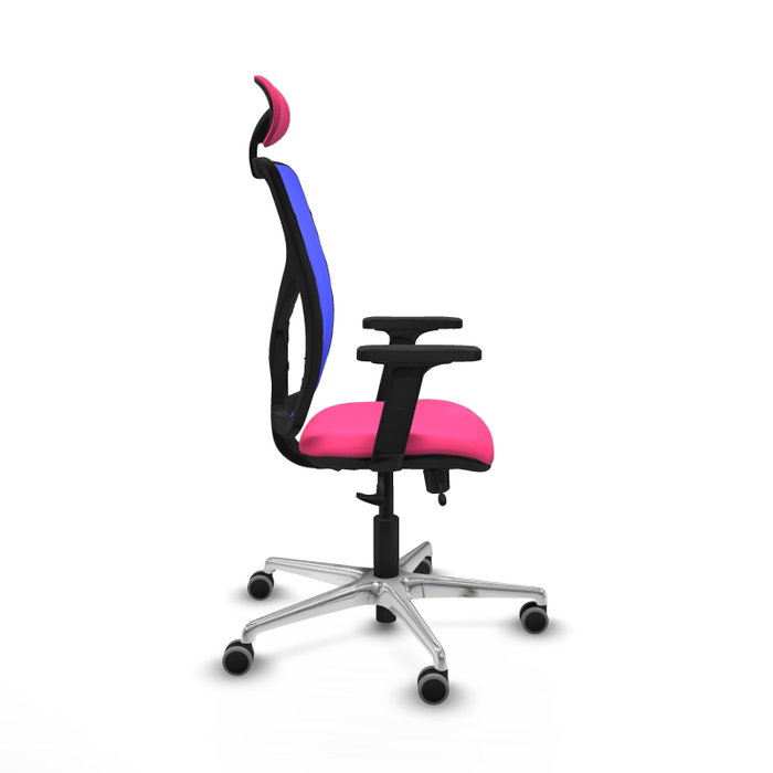 PIQUERAS Y CRESPO Silla de oficina Motilla con mecanismo Sincro/Traslack Rosa y Azul PIQUERAS Y CRESPO Silla de oficina Motilla con mecanismo Sincro/Traslack Rosa y Azul