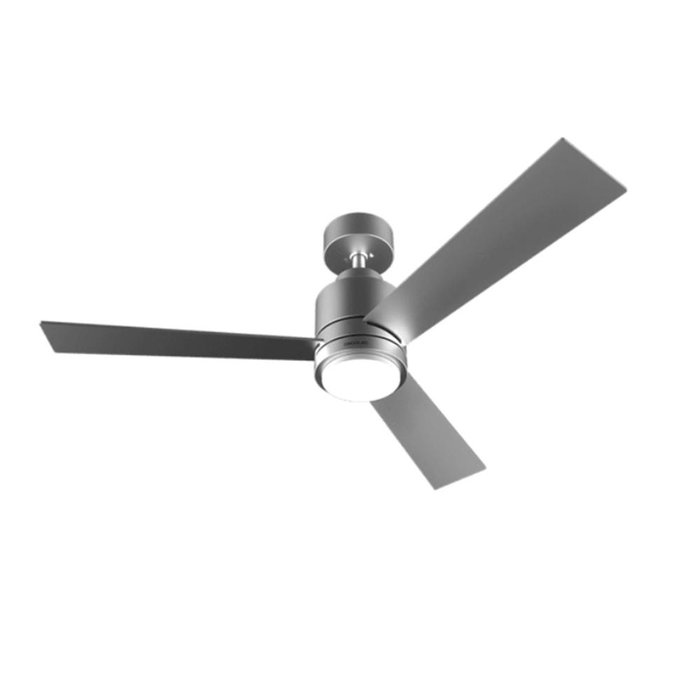 Cecotec EnergySilence Aero 4850 Ventilador de techo con motor DC y luz LED, Acero inoxidable