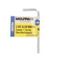 WOLFPACK LINEA PROFESIONAL Llave Allen de 2,5 mm en Acero Cromo Vanadio