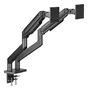 Digitus Soporte para Monitor Doble DA-90474, 2x 45 pulg, 2x 20 kg