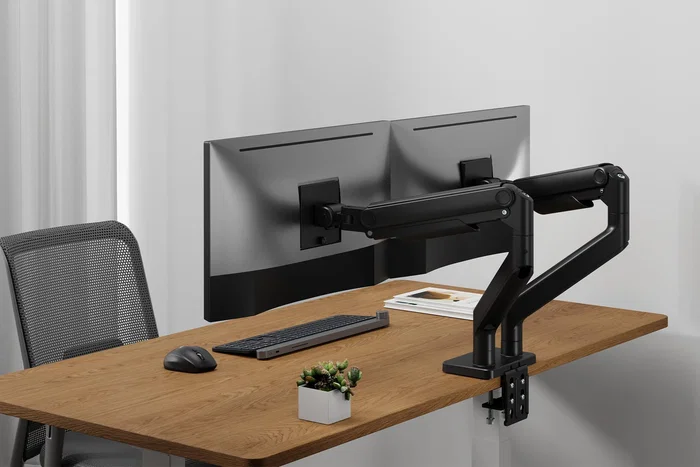 Digitus Soporte Doble para Monitor de 45 pulgadas, 2x 20 kg, Negro Digitus Soporte Doble para Monitor de 45 pulgadas, 2x 20 kg, Negro