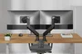Digitus Soporte Doble para Monitor de 45 pulgadas, 2x 20 kg, Negro
