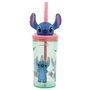 Safta Vaso con figurita 3D Stitch Flowers 360 ml - Modelos surtidos