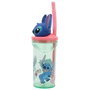Safta Vaso con figurita 3D Stitch Flowers 360 ml - Modelos surtidos