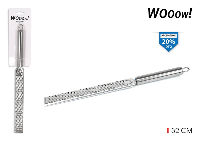 Wooow Rallador Privilege Acero Inoxidable 32 cm (36 Unidades) Wooow Rallador Privilege Acero Inoxidable 32 cm (36 Unidades)