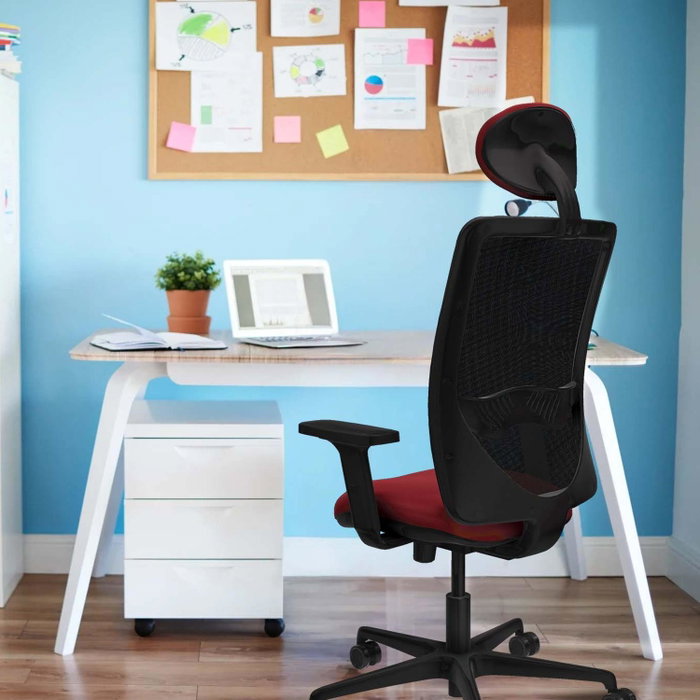 PIQUERAS Y CRESPO Silla de oficina Zulema con mecanismo Sincro/Traslack, Marrón oscuro y Negro PIQUERAS Y CRESPO Silla de oficina Zulema con mecanismo Sincro/Traslack, Marrón oscuro y Negro