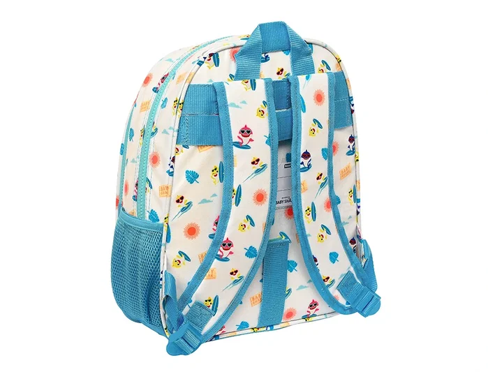 Safta Mochila Infantil Baby Shark Surfing con Música Adaptable al Carro Safta Mochila Infantil Baby Shark Surfing con Música Adaptable al Carro