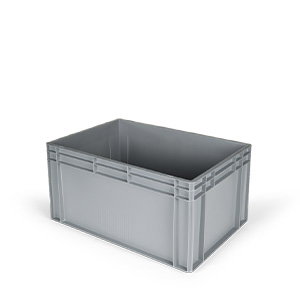 Osona Industrial Plastic Contenedor NE 400x300 de Polipropileno - Europa, 40x30x32 cm, 30 Litros, para Almacenaje y Transporte