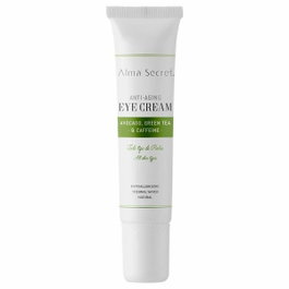 Alma Secret Eye Cream antiedad con aguacate, té verde & cafeína