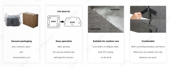 DKD Home Decor Sillón Terraza Y Jardín Gris 87 x 65 x 90 cm