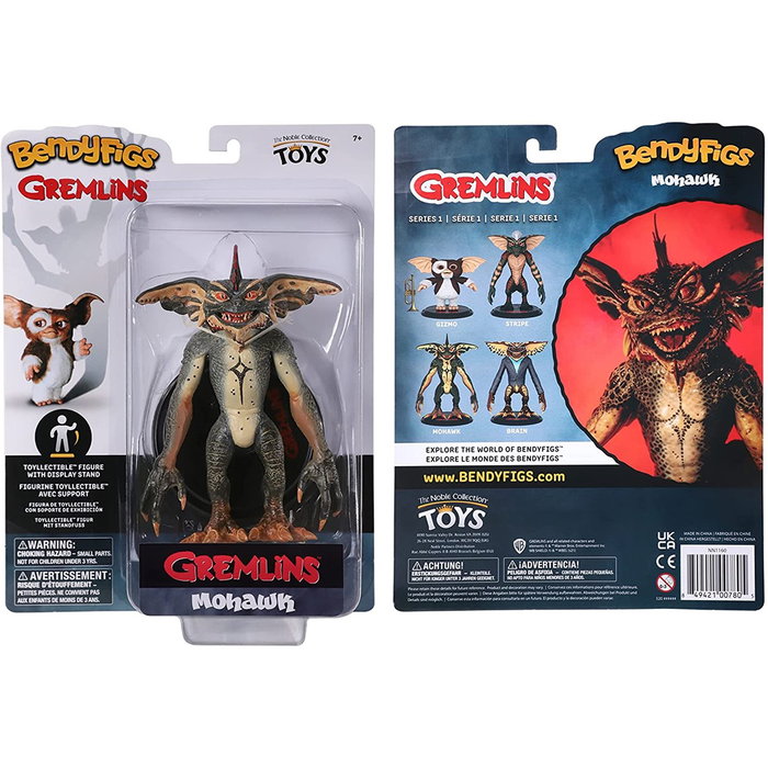 Noble Collection Figura maleable Bendyfigs Mohawk Gremlins 16cm Noble Collection Figura maleable Bendyfigs Mohawk Gremlins 16cm