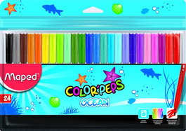 Rotulador Fibra Maped Color´Peps Ocean Estuche De 24