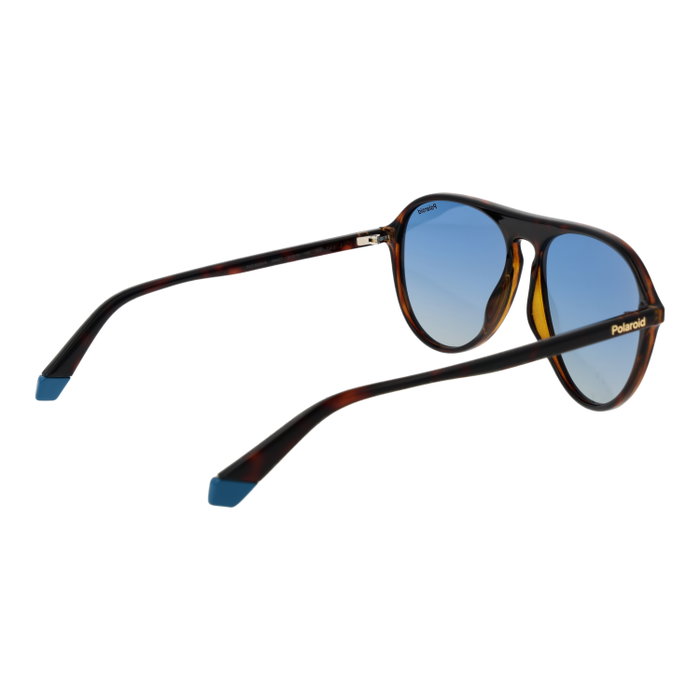 Polaroid PLD-6225-S-57086Z7 Gafas de sol para hombre con cristal azul