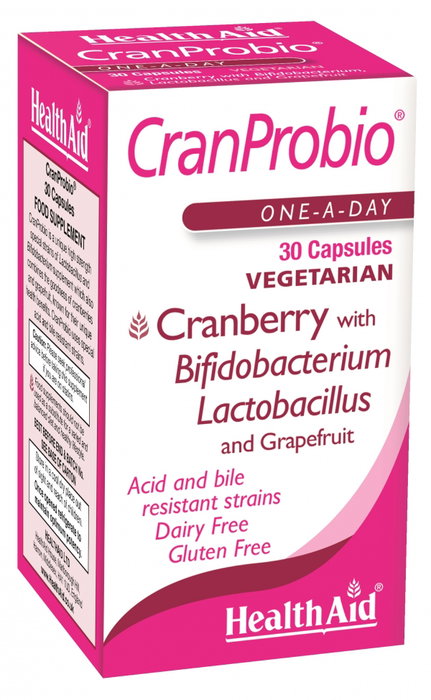 Health Aid Cranprobio 30 Cápsulas Vegetales