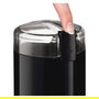Bosch TSM6A013B Molinillo de Cafe, Triturador con Cuchillas 75g, Acero Inoxidable, Molienda Fina y Apagado Automatico, 180W, 220-240V, Negro
