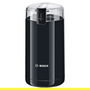 Bosch TSM6A013B Molinillo de Cafe, Triturador con Cuchillas 75g, Acero Inoxidable, Molienda Fina y Apagado Automatico, 180W, 220-240V, Negro