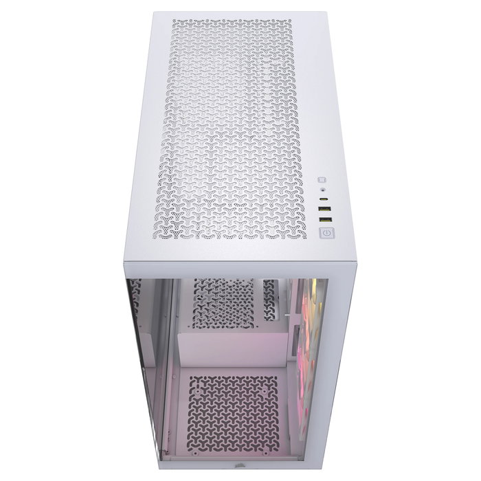 Corsair 3500X LINK RGB Caja Gaming Midi Tower ATX Blanco con Panel de Vidrio Templado