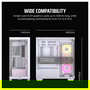 Corsair 3500X LINK RGB Caja Gaming Midi Tower ATX Blanco con Panel de Vidrio Templado