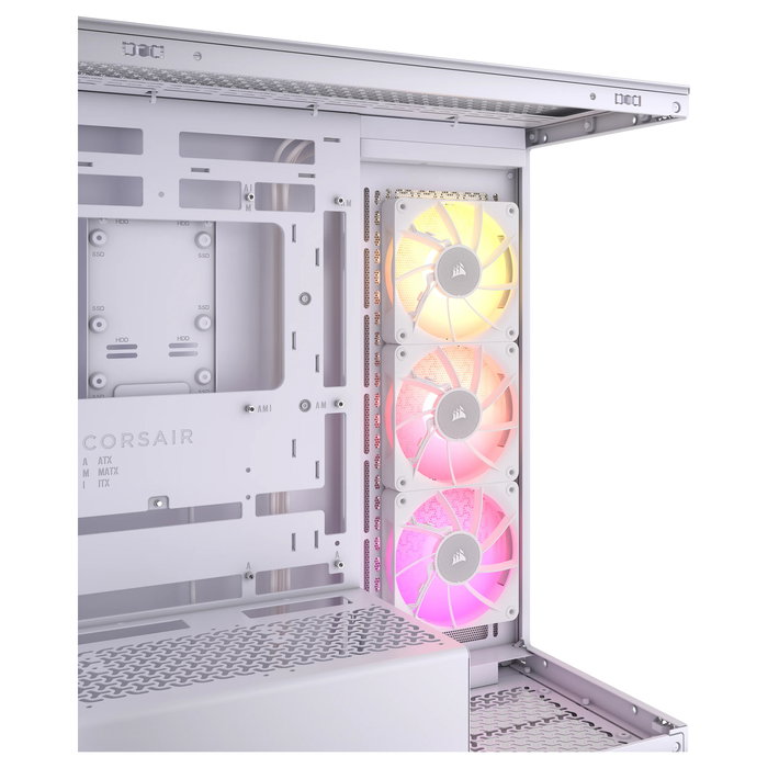 Corsair 3500X LINK RGB Caja Gaming Midi Tower ATX Blanco con Panel de Vidrio Templado