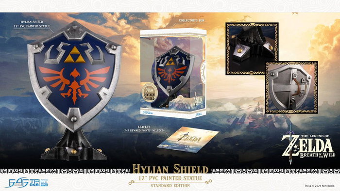 First 4 Figures Estatua The Legend of Zelda Breath of the Wild - Hylian Shield