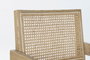 DKD Home Decor Silla Olmo y Ratán Natural Rejilla