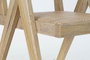 DKD Home Decor Silla Olmo y Ratán Natural Rejilla