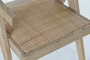DKD Home Decor Silla Olmo y Ratán Natural Rejilla