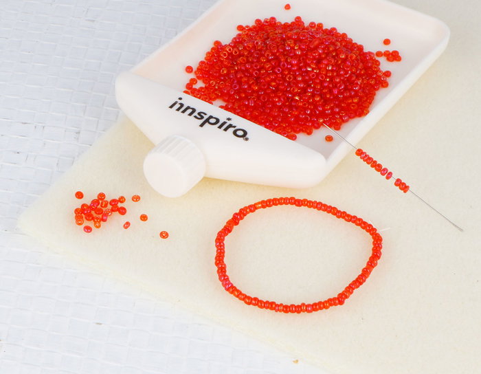 Innspiro Rocalla de Vidrio Redonda Aurora Boreale Rojo 2,3mm 120g Innspiro Rocalla de Vidrio Redonda Aurora Boreale Rojo 2,3mm 120g