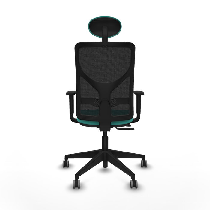 PIQUERAS Y CRESPO Silla de oficina Motilla con mecanismo Sincro/Traslack Turquesa y Negro PIQUERAS Y CRESPO Silla de oficina Motilla con mecanismo Sincro/Traslack Turquesa y Negro