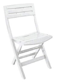 PLAYA Silla Plegable FINSTOCK Blanca