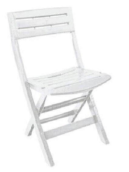 PLAYA Silla Plegable FINSTOCK Blanca PLAYA Silla Plegable FINSTOCK Blanca