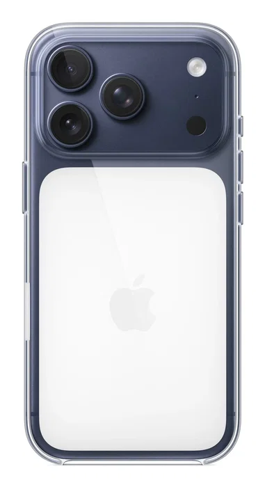 Apple iPhone 17 Pro Clear Case Transparente con MagSafe, Funda de Policarbonato Resistente y Compatible con Carga Inalambrica, Modelo MGFT4ZM/A