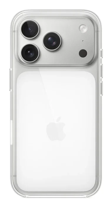 Apple iPhone 17 Pro Clear Case Transparente con MagSafe, Funda de Policarbonato Resistente y Compatible con Carga Inalambrica, Modelo MGFT4ZM/A