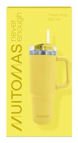 Muitomas Taza térmica de viaje TRAVELMUG900YL de 900 ml - Amarillo