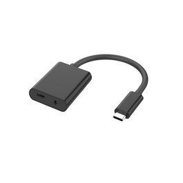MicroConnect Adaptador de Audio USB-C a Minijack 3.5mm con Carga USB-C PD Hembra