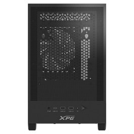 ADATA XPG Valor Mesh Nano Chassis Gaming Midi Tower mATX Negro con Panel de Cristal Templado, Puerto USB Tipo-C, Ventilador ARGB 120mm Incluido, 5 Ranuras