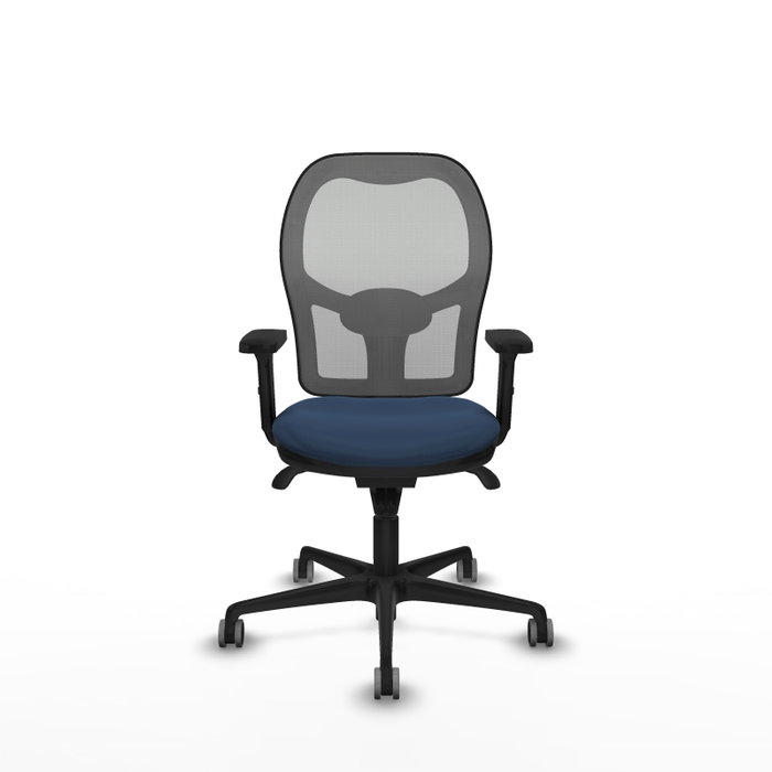 PIQUERAS Y CRESPO Silla de oficina Jorquera con mecanismo Sincro, Azul marino y Gris PIQUERAS Y CRESPO Silla de oficina Jorquera con mecanismo Sincro, Azul marino y Gris