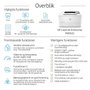 HP LaserJet Enterprise M406dn Impresora Laser, 40 ppm, 1200x1200 dpi, USB, Impresion Doble Cara, Energia Eficiente